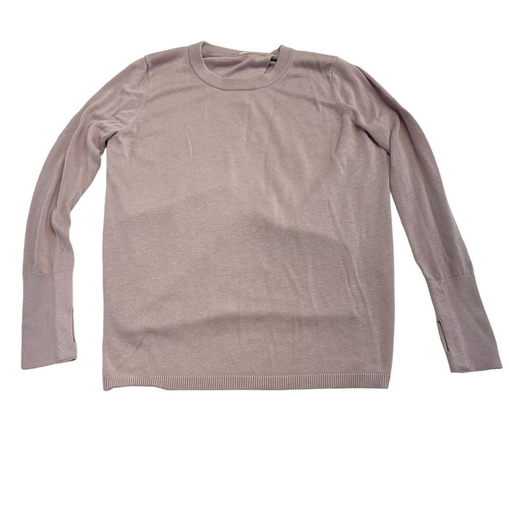 Lululemon Bring It Backbend Sweater Womens 4/6 Porcelain‎ Pink